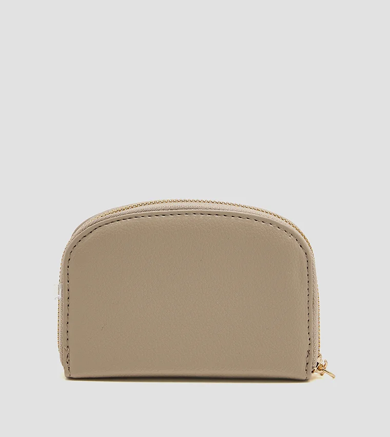 Anne Klein  Anne Klein Logo Detail Zip-around Card Holder for Women | Best Price UAE